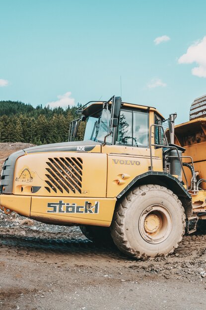 Baumaschinen im Einsatz